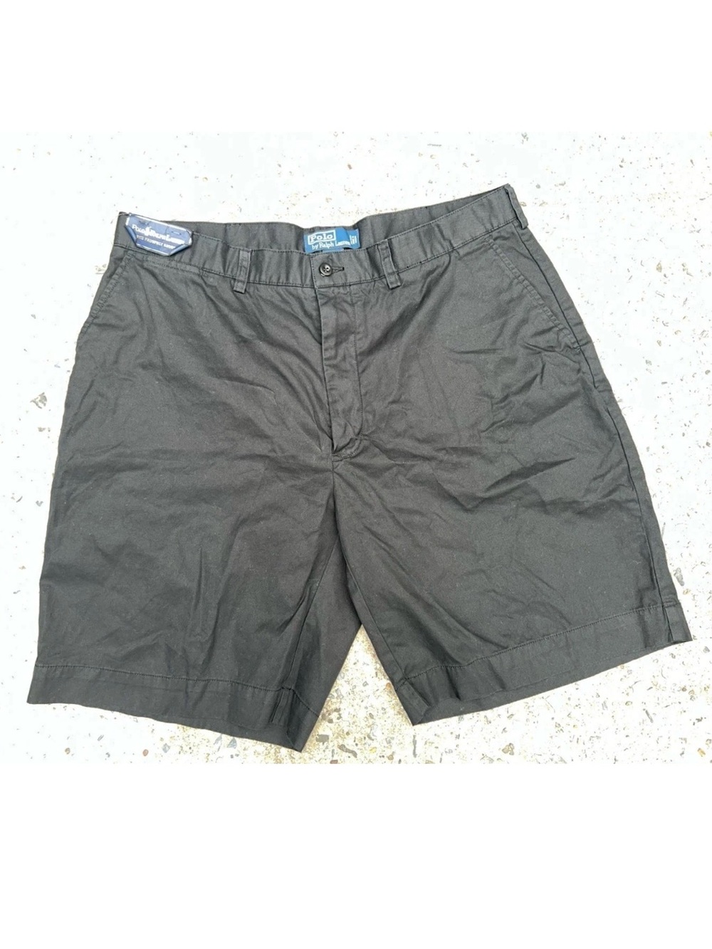 Vintage 90s Polo Ralph Lauren Prospect Shorts Black Mens 38 NWT